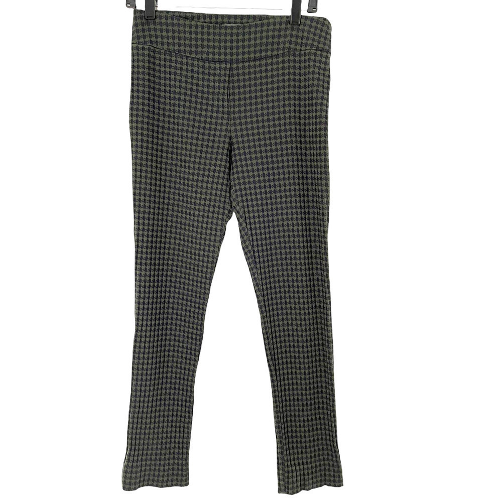 𝅺ERICA TAYLOR  FOR STITCH FIX KAREN PRINTED STRAIGHT LEG OLIVE/BLACK